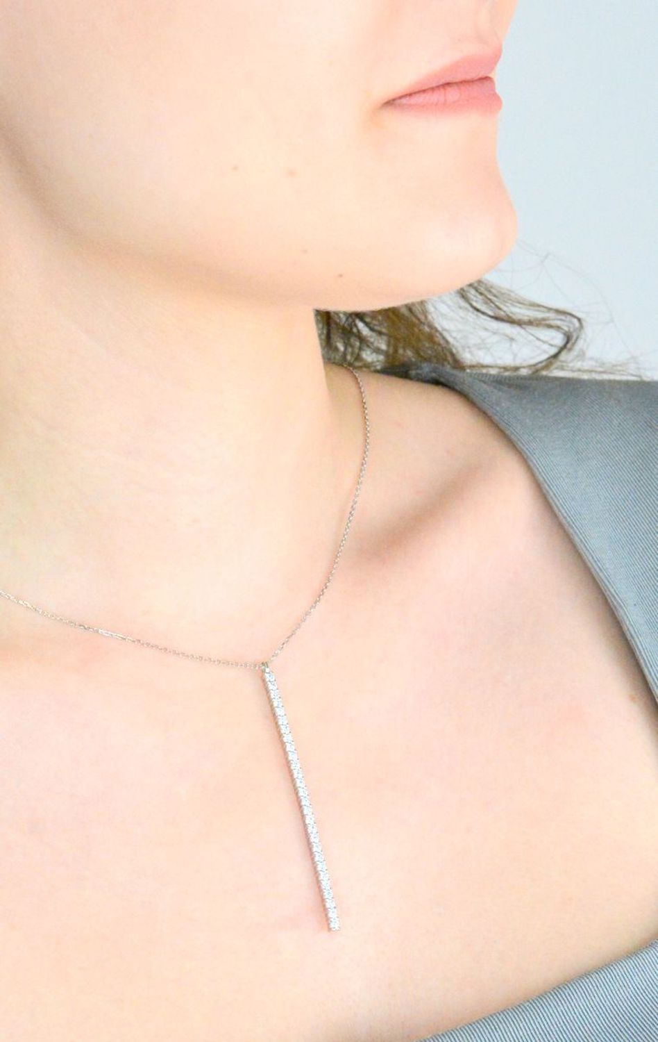 Naszyjnik srebrny pałeczka z cyrkonią Dallacqua ✓Srebrne Naszyjniki Damskie w Sklepie z Biżuterią zegarki-diament.pl✓Piękne i Eleganckie Naszyjniki dla Kobiet41.jpg